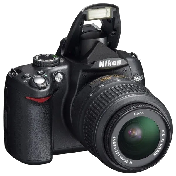 Замена линз Nikon D5000