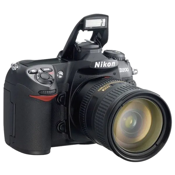 Замена линз Nikon D200