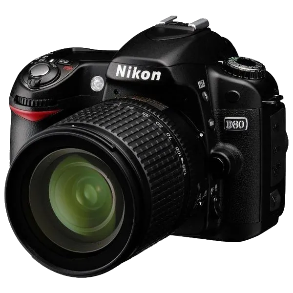 Замена линз Nikon D80