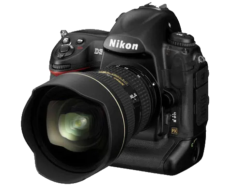 Замена линз Nikon D3