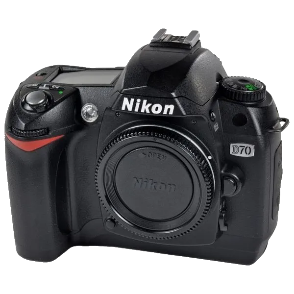 Замена линз Nikon D70