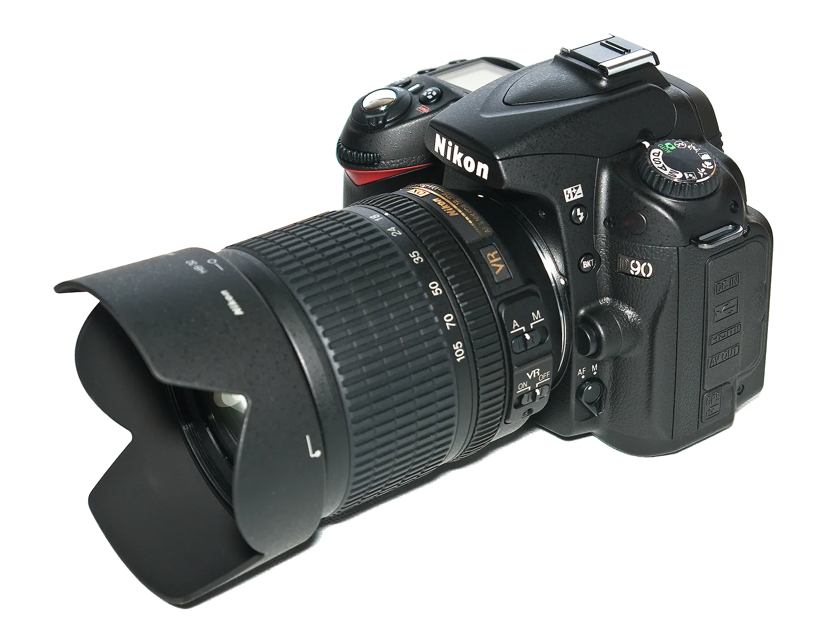 Замена линз Nikon D90